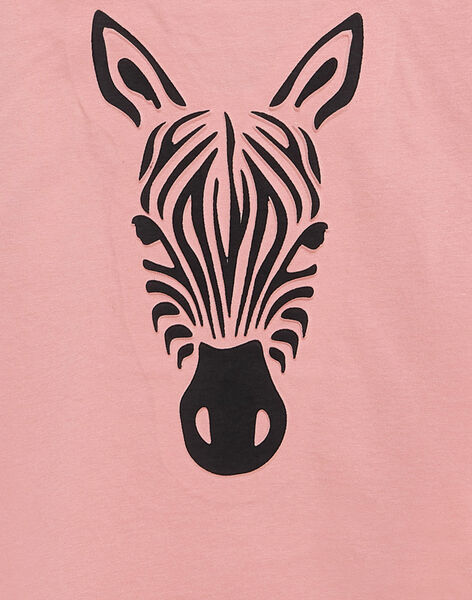 Tee Shirt Garcon Manches Courtes Rose Avec Zebre En Volume Duo 2 Choc Enfant Dpam Tee Shirt Garcon Manches Courtes Rose Avec Zebre En Volume Duo 2 Choc Enfant Dpam