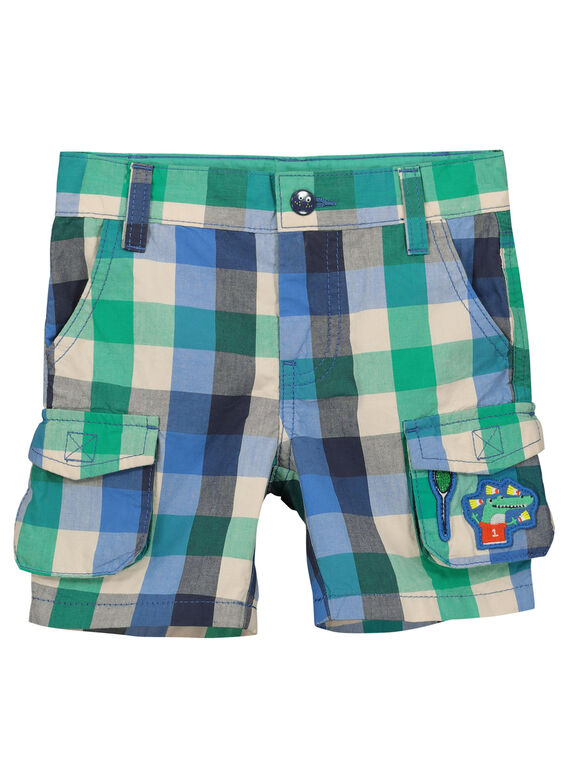 Bermuda fantaisie à poches garçon FOCABER4 / 19S902D4BER205