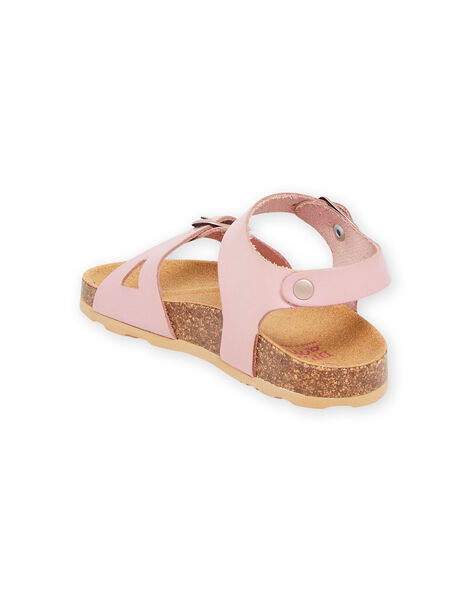 Sandales roses enfant fille NANUELODIE / 22KK354AD0E030