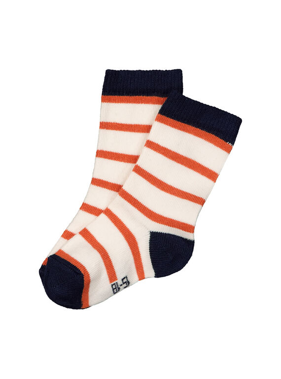 Chaussettes rayées bébé garçon FYUJOCHO2B / 19SI1033SOQ099