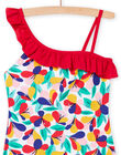 Maillot de bain blanc enfant fille NYAMER1 / 22SI01L7MAI000