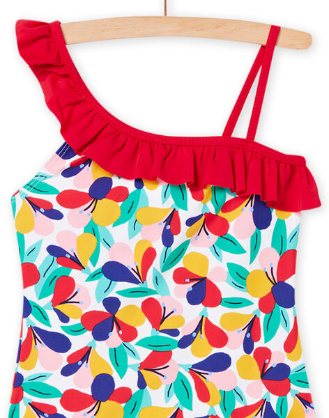 Maillot de bain blanc enfant fille NYAMER1 / 22SI01L7MAI000