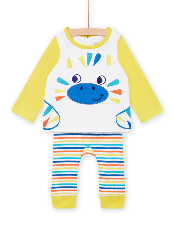 Pyjama à motif zèbre bébé garçon NEGAPYJTET / 22SH14H1PYJ000