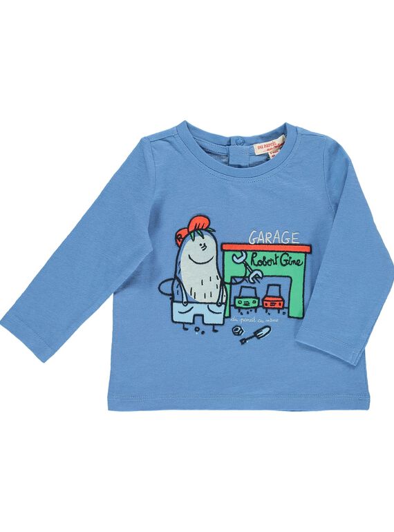 Tee-shirt manches longues bébé garçon CUKLETEE2 / 18SG10D2TML221