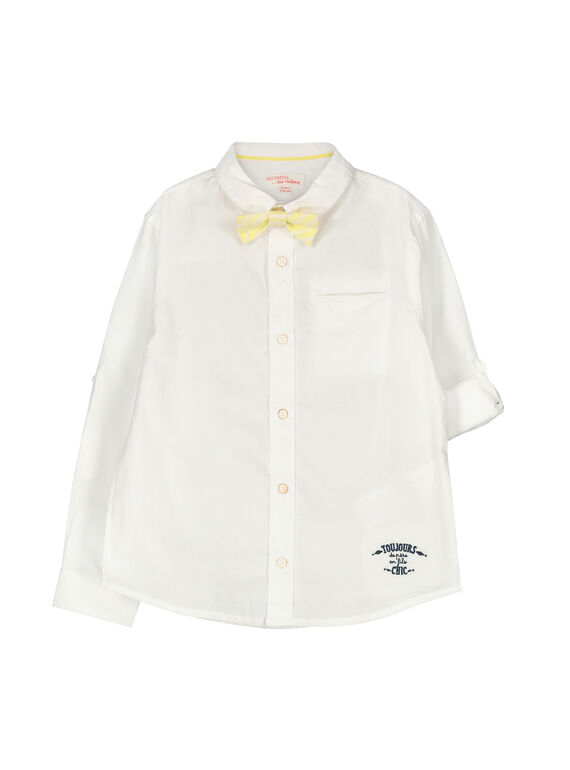Chemise à noeud papillon garçon FOPOCHEM1 / 19S902C1CHM000