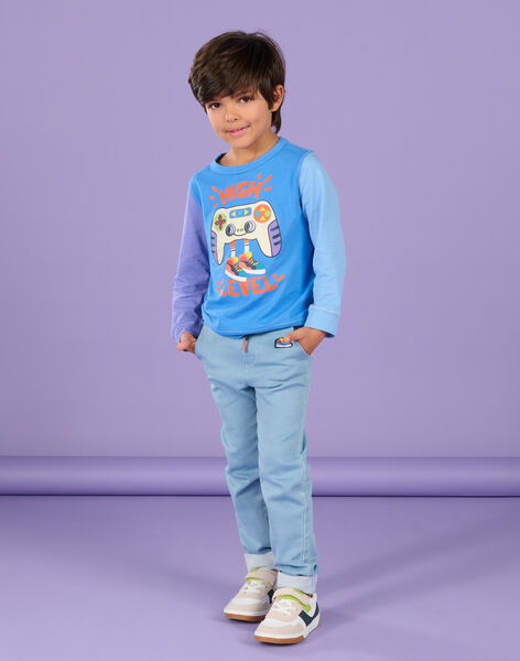 Jean à taille élastiquée ROPURJEAN / 23S902L1JEAP272
