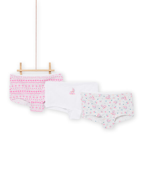 Lot de 3 shortys assortis enfant fille NEFAHOTLIC2 / 22SH11J2SHYJ920