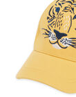 Casquette jaune motif tigre enfant garçon NYOJOCAP2 / 22SI02C4CHAB107