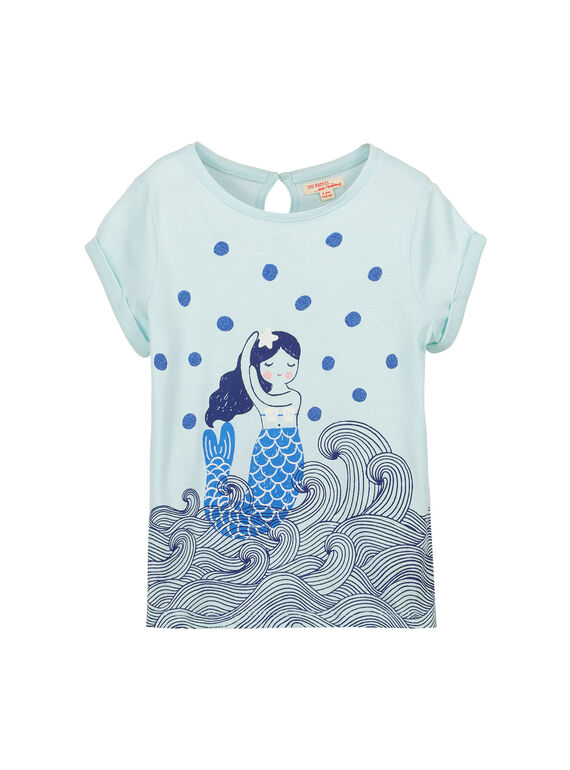 Tee-shirt fantaisie manches courtes fille FANETI1 / 19S901B1TMCC216