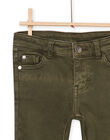 Pantalon kaki en toile POJOPAKNI1 / 22W902B5PAN609