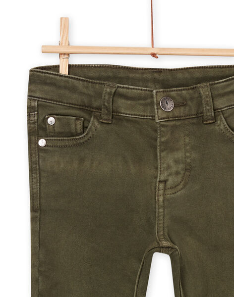 Pantalon kaki en toile POJOPAKNI1 / 22W902B5PAN609