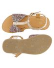 Sandale en cuir fille CFSANDBOW / 18SK35WFD0E954