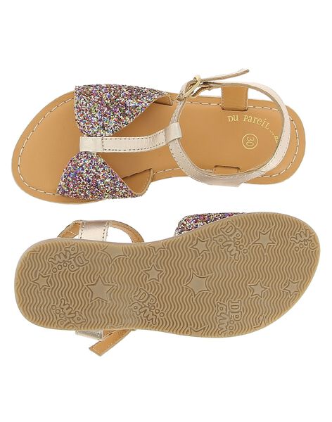 Sandale en cuir fille CFSANDBOW / 18SK35WFD0E954