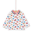 Chemise écrue imprimé voitures bébé garçon LUHACHEM / 21SG10X1CHM001