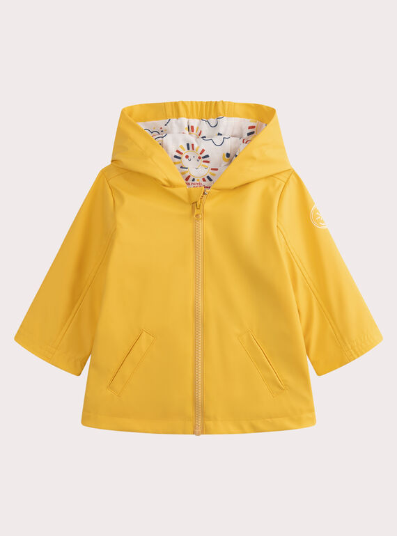 Imperméable jaune mimosa pour bébé garçon WUGROIMP / 25SG10F2IMPB105