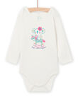 Body écru motif koala fantaisie bébé fille NEFIBODKOA / 22SH13I4BDL001