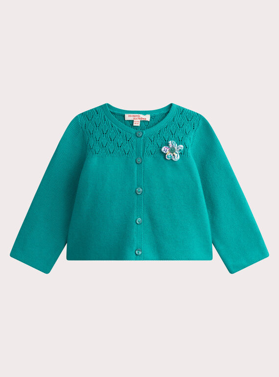 Cardigan caraibe pour bébé fille WIBOCAR / 25SG09R1CARC242