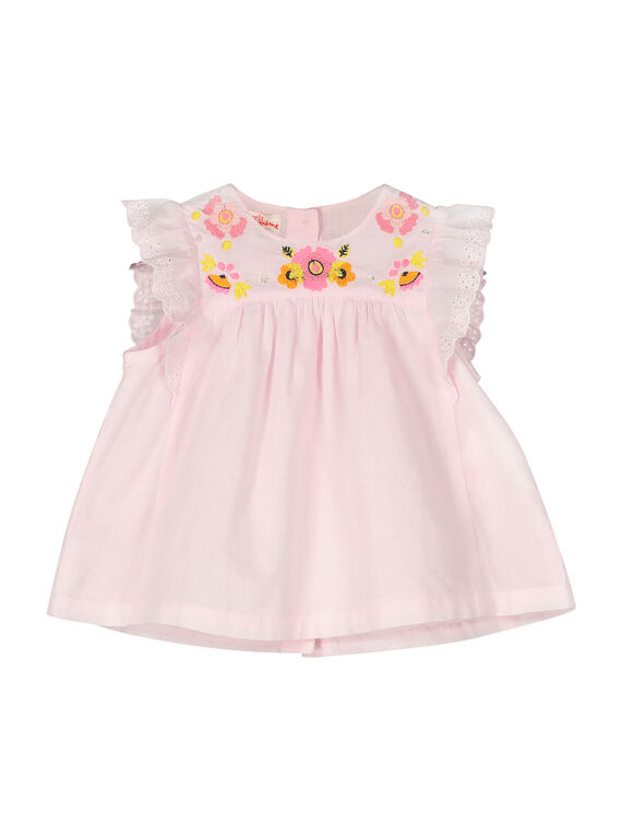 Blouse sans manches bébé fille FIPOCHEM / 19SG09C1CHE307