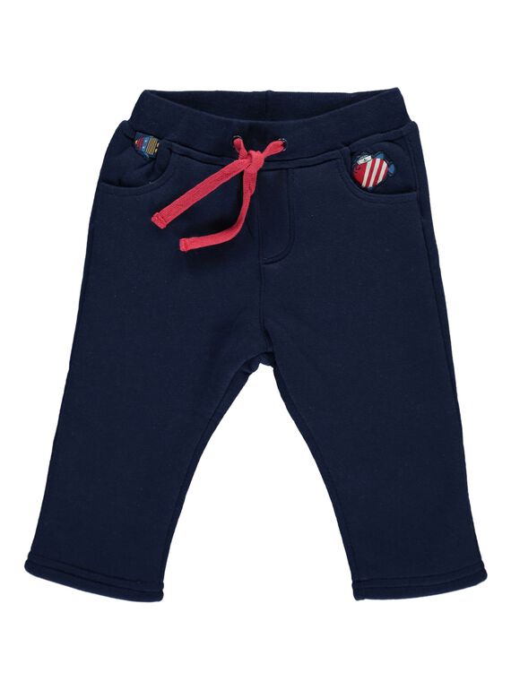 Pantalon en molleton doublé sherpa bébé garçon DUNAUPAN3 / 18WG10G3PANC205