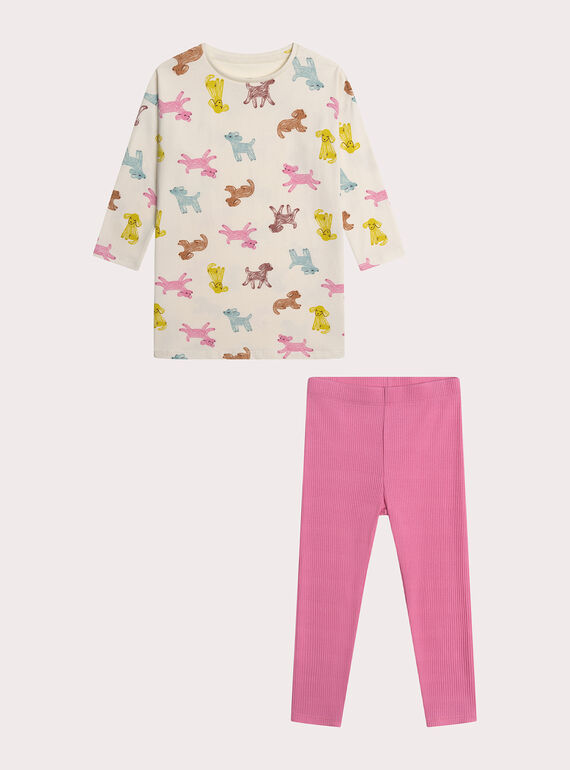 Chemise de nuit chien pour enfant fille XEFACHUDOG / 25WH1131CHN003