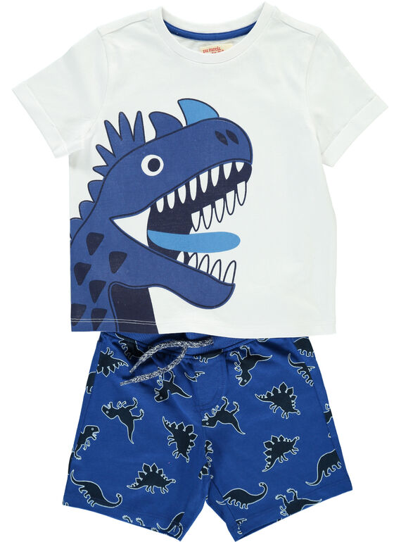 Ensemble tee-shirt et short garçon FOPLAENS4 / 19S902P4ENS000