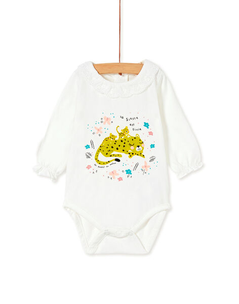 Body Blanc Col Dentelle Bebe Fille Promotions Bebe Dpam