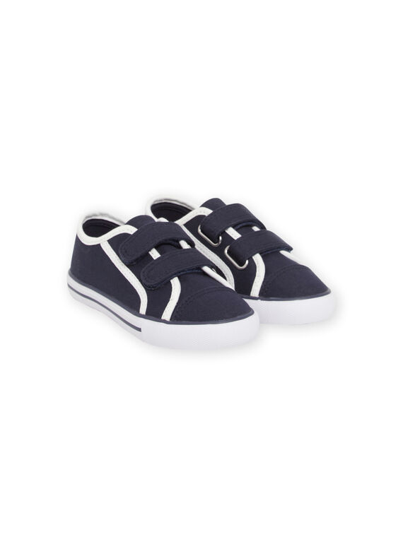 Tennis bleu marine et blanches enfant garçon NOTOILNAVY / 22KK3691D16070