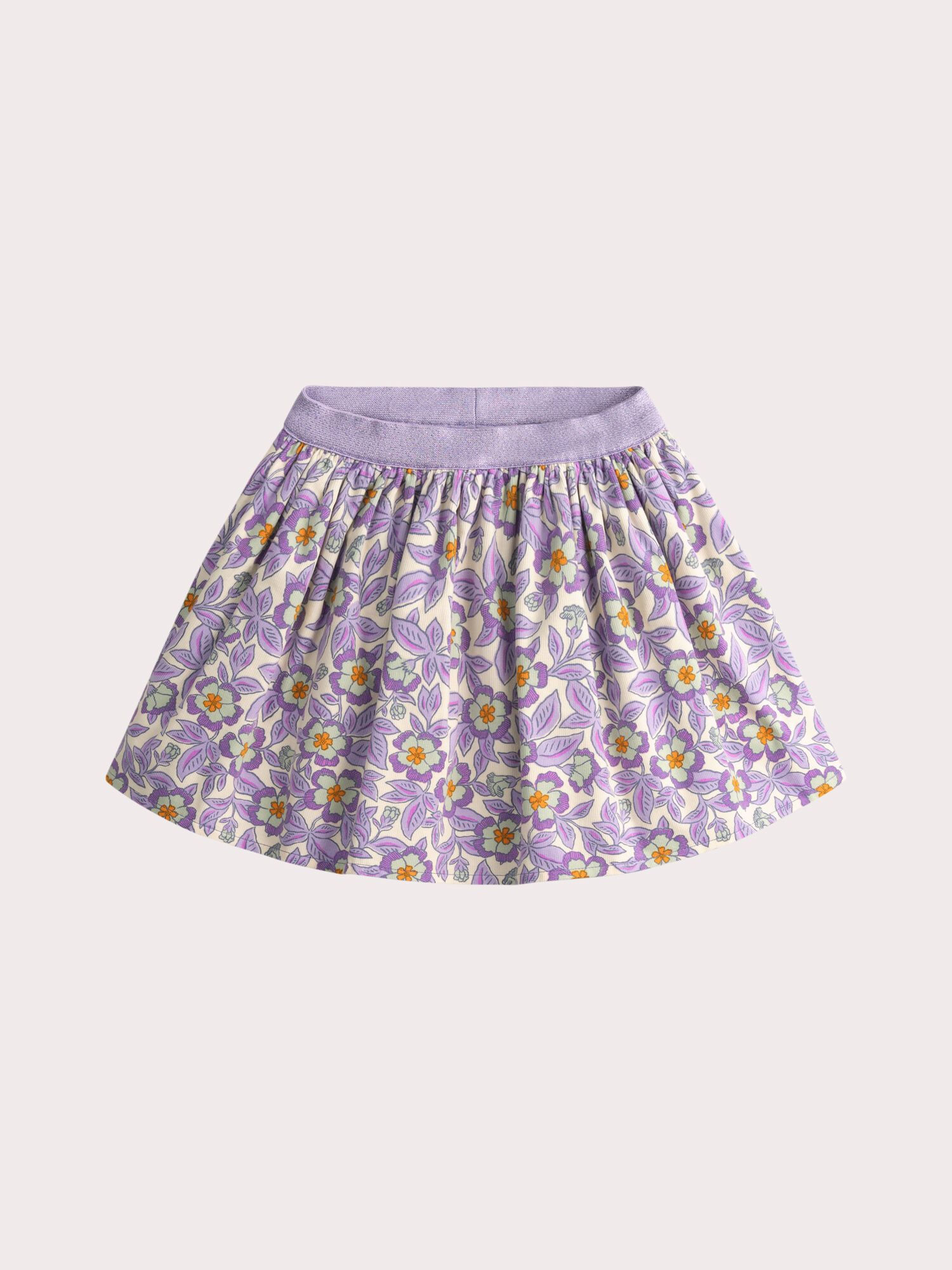 Jupe reversible en velours cotele violet pour fille Jupe et Short fille DPAM