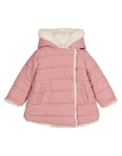 Parka Reversible A Capuche Fille Manteau Blouson Veste Enfant Dpam