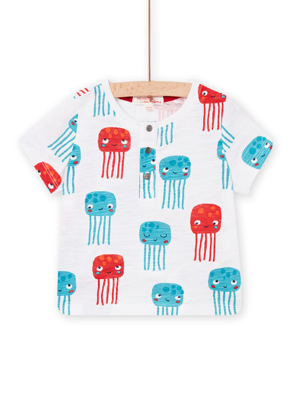 Tee Shirt Manches Courtes Blanc NUFICTUN / 22SG10U4TMC000