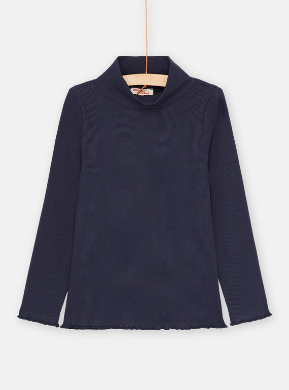 Sous-pull uni bleu marine SAJOSOUP1 / 23W901NCSPL070