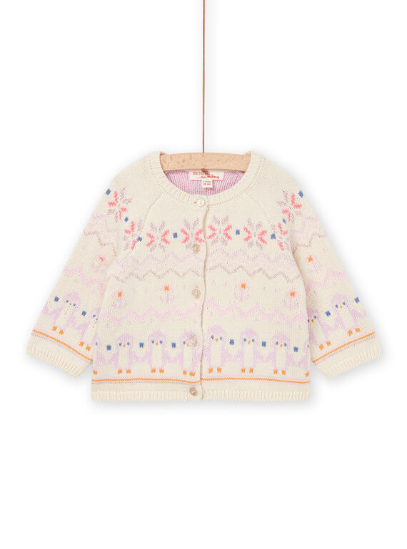 Cardigan en tricot jacquard PIRECAR / 22WG09T1CAR003