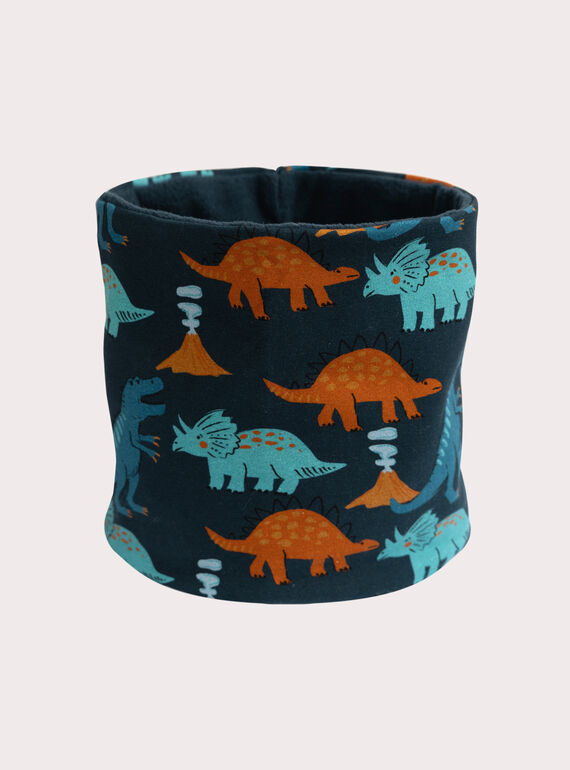 Snood à motif dinosaures pour garçon VYOGROSNO2 / 24WI02M2SNO705