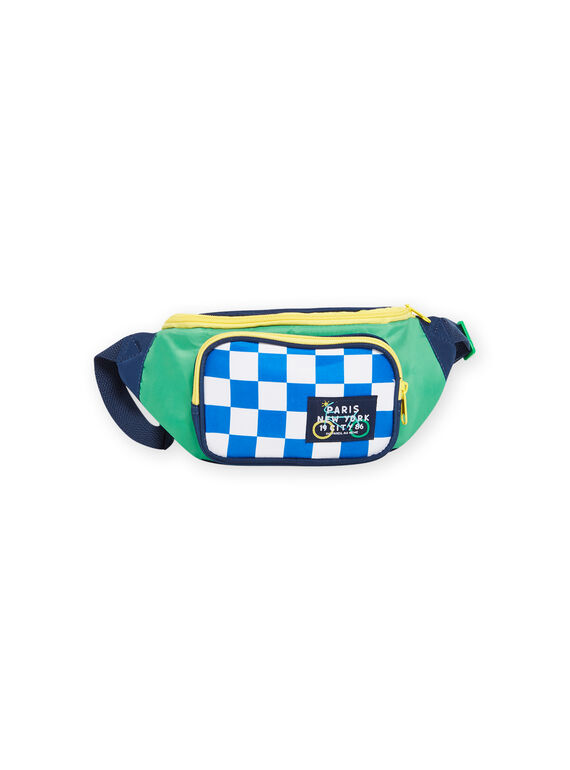 Sac banane à carreaux enfant garçon NYOGABANA / 22SI02O1BES705
