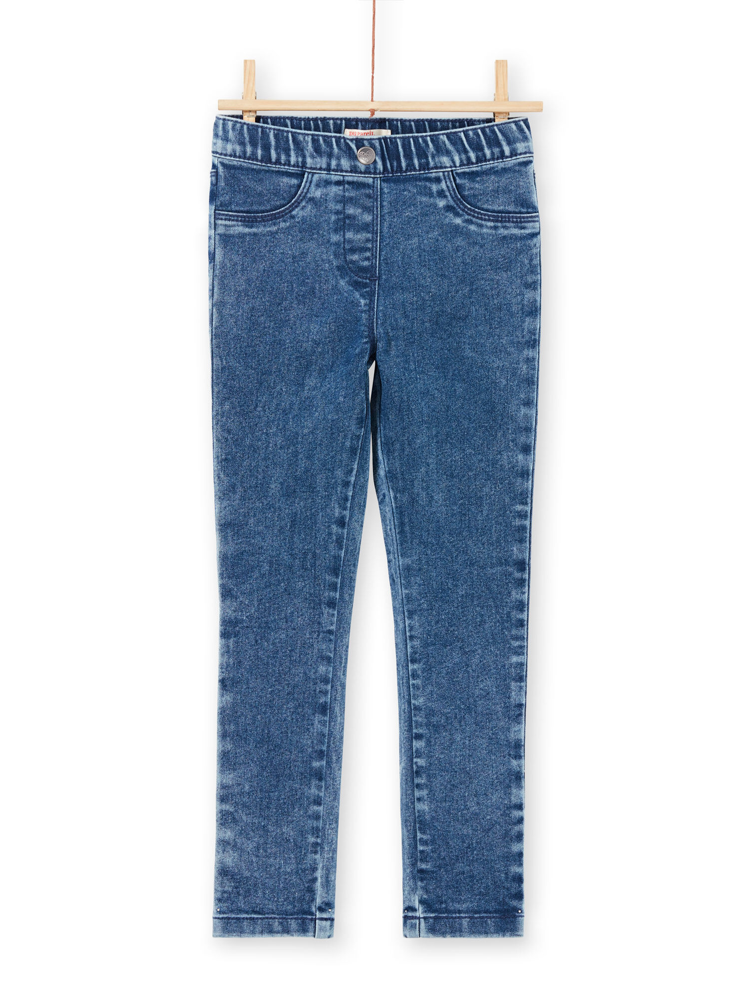 Jegging effet jean enfant fille Pantalon et Jeans DPAM