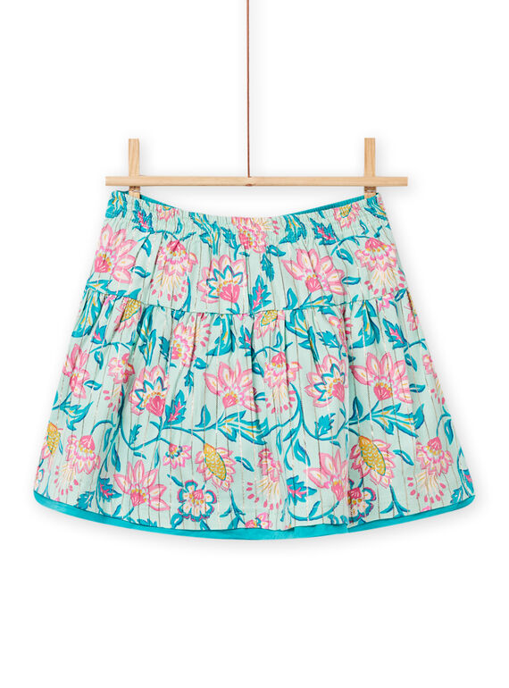 Jupe réversible bleu enfant fille NAGAJUP1 / 22S901O1JUP611