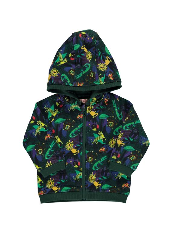 Gilet zippé à capuche bébé garçon DUVIOGIL / 18WG10H1GIL099