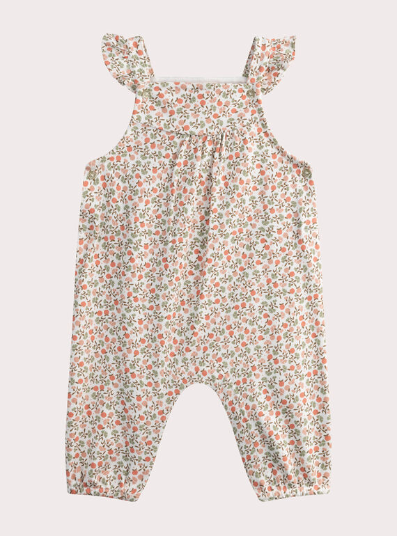 Salopette imprimé fleuri pour bébé fille WILANCOMB / 25SG0944CBLA001