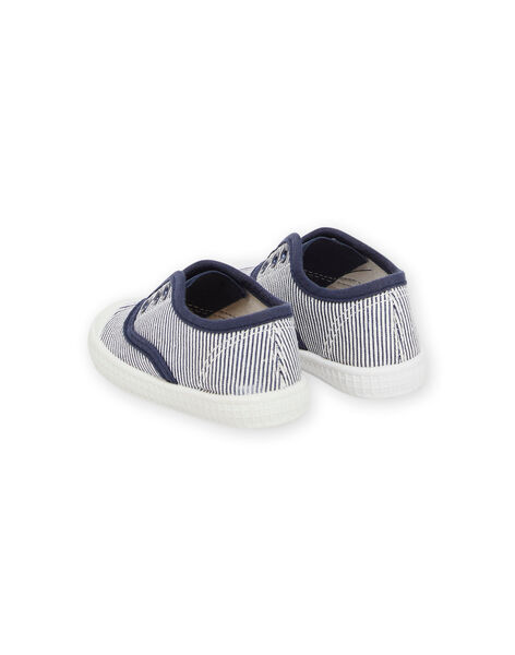 Basket elastiquée en toile motif rayé RUTOILSTRIP / 23KK3871D16C201