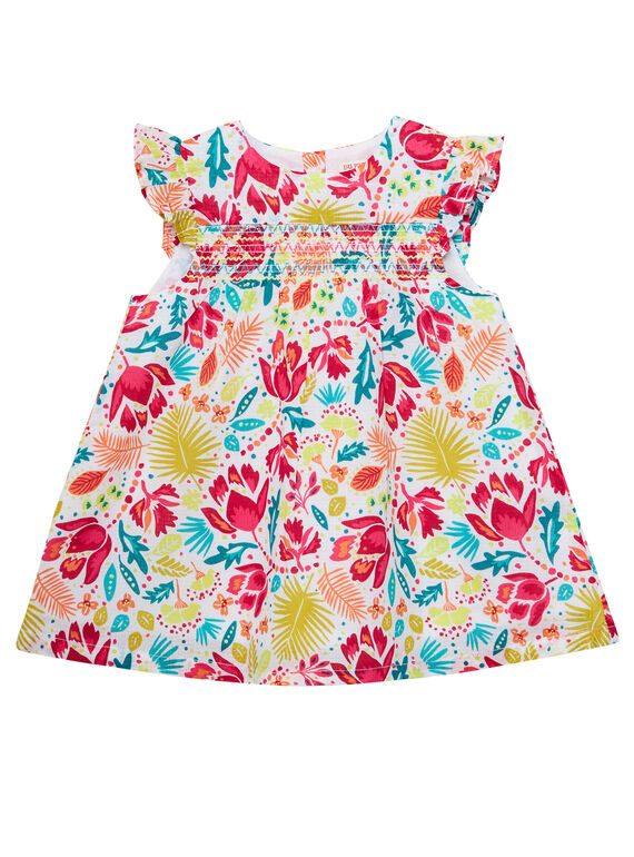 Robe imprimée bébé fille JIBOROB2 / 20SG09H2ROB000