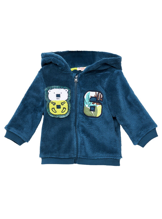 Gilet à capuche tout doux bébé garçon JUCLOGIL / 20SG1011GIL716