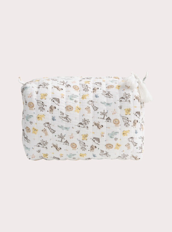 Trousse de toilette imprimée fantaisie  WOU2TROU / 25SF4281TRN005