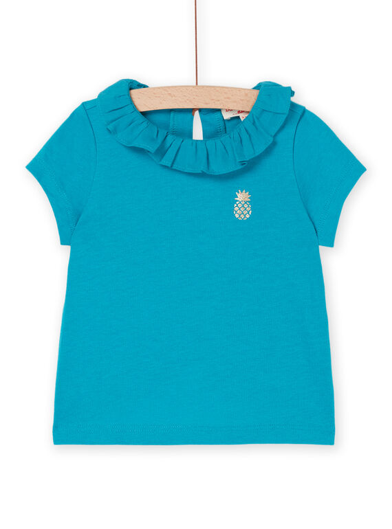 T-shirt turquoise foncé à manches courtes RIJOBRA7 / 23SG09Z1BRAC217