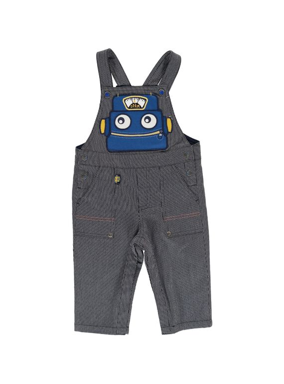 Salopette rayée bébé garçon DUBLESAL / 18WG1091SAL099