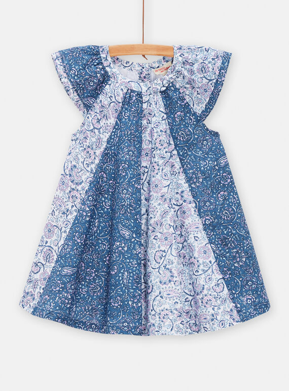 Robe à imprimé floral pour bébé fille TIDEROB2 / 24SG09J1ROB000