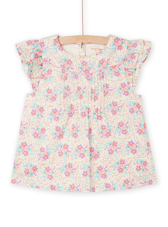 Blouse rose à imprimé fleuri RABUCHEM / 23S90141CHE001