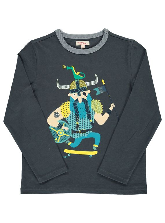 Tee-shirt phosphorescent garçon DOGITEE2 / 18W902N2TMLJ912