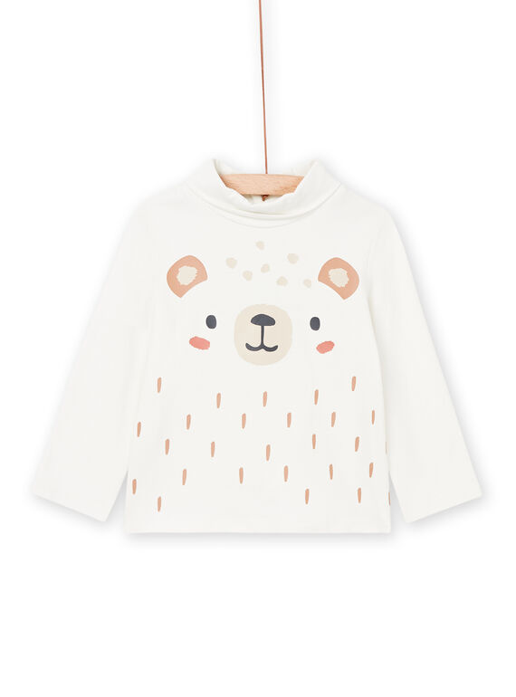 Sous-pull écru à motif animal PUJOSOUP3 / 22WG10C2SPL001
