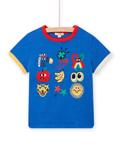 Tee Shirt Manches Courtes Bleu NOLUTI2 / 22S902P1TMC702