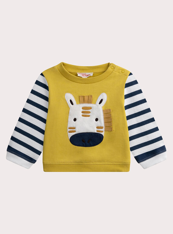 Sweat zèbre pour bébé garçon  WUPRISWE / 25SG10S1SWEB118